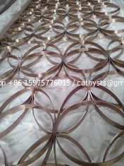 China Gold Stainless Steel Perforated  Panels For Facade/Wall Cladding/ Curtain Wall/Ceiling supplier