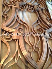 China Gold Stainless Steel Screen Panels For Hotels/Villa/Lobby Interior Decoration supplier