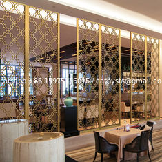 China Gold Stainless Steel Room Divider For Column Cover/Cladding supplier