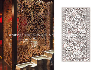 China Gold Stainless Steel Partition Stair  For Railing/Balustrade/Balcony supplier