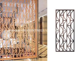 China Black Stainless Steel Carved/ Engraved Mashrabiyia  Panels For Column Cover/Cladding supplier