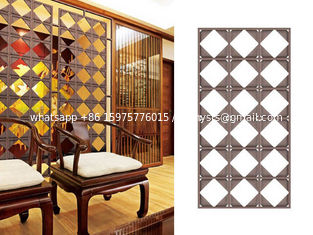 China Black Stainless Steel Carved/ Engraved Mashrabiyia  Panels For Sunshades/Louver/Window Screen supplier