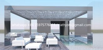 China Metallic Color Aluminum Carved/ Engraved Mashrabiyia  Panels For Hotels/Villa/Lobby Interior Decoration supplier