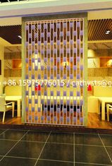 China Bronze Stainless Steel Carved/ Engraved Mashrabiyia  Panels For Facade/Wall Cladding/ Curtain Wall/Ceiling supplier