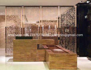 China Hairline Rose Gold Stainless Steel Wall  Panels For Office/Room/Interior Decoration supplier
