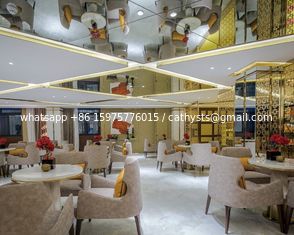 China Hairline Gold Stainless Steel Perforated  Panels For Office/Room/Interior Decoration supplier
