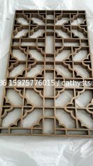 China Cooper  Metal Laser Cut Panels Color stainless steel screens Cooper Metal Laser Cut Panels For Sunshades Louver 304 316 supplier