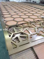China Mirror Bronze Stainless Steel Wall  Panels For Hotels/Villa/Lobby/Shopping Mall supplier