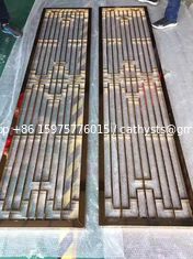 China Black Metal Laser Cut Panels For Column Cover Cladding supplier