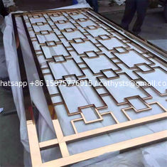 China Rose Gold Metal Laser Cut Panels For Facade Wall Cladding  Curtain Wall Ceiling supplier