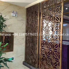 China Colored Metal Laser Cut Panels stainless steel partitions  For Railing Balustrade Balcony  201 304 316 supplier
