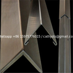 China Mirror Finish Bronze Stainless Steel Trim Edge Trim Molding 201 304 316 for wall ceiling furniture decoration supplier