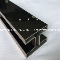 China Mirror Finish Black Stainless Steel Trim Strip 201 304 316 for wall ceiling furniture decoration supplier