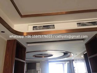 China Mirror Finish Rose Gold Stainless Steel Corner Guards 201 304 316 for wall ceiling furniture decoration supplier