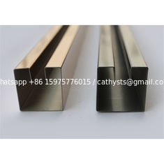 China Mirror Finish Gold Stainless Steel Angle U Shape Trim 316 304  for wall  ceiling door frame border furniture decoration supplier