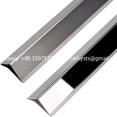 China Stainless Steel Gold Corner Guards 201 304 316 mirror hairline finish supplier
