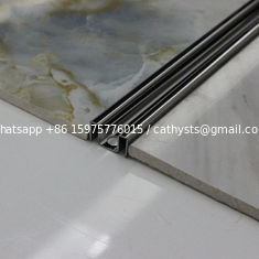 China Metal Silver Trim Strip 201 304 316 Mirror Hairline Brushed Finish supplier