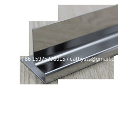 China Stainless Steel Silver Tile Trim 201 304 316 Mirror Hairline Brushed Finish supplier
