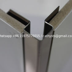 China Stainless Steel Silver Trim Strip 201 304 316 Mirror Hairline Brushed Finish supplier