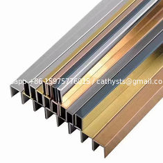 China Metal Silver Gold Rose Gold Black  Wall Trim Wall Panel Trim 201 304 316 Mirror Hairline Brushed Finish supplier