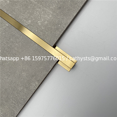 China Restaurant decoration 304 316 stainless steel T profile L shape tile trim supplier
