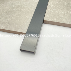 China Decorative 304 Grade Stainless Steel Curved Metal Tile Trim supplier