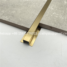 China Gold black Interior decorative 201 304 stainless steel corner tile trim supplier
