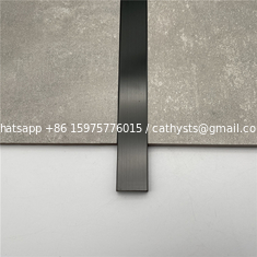 China Mirror Brush Inside Corner Profile Villa Wall Trim Stainless Steel Tile Trim For Tile Decoration supplier