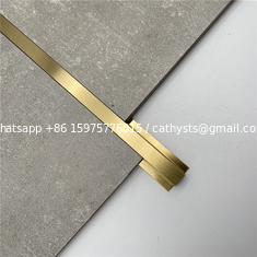 China Fast Delivery New Trends Metal Rose Gold Aluminum Edge Profile Tile Trim For 9mm Tile Or Panels supplier