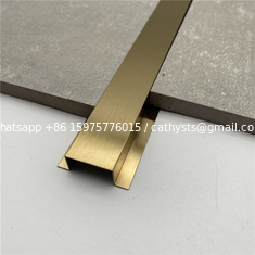 China Stainless Steel Tile Trim U Shape Polished Ss Profile supplier