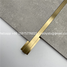 China Cheap Price Hot Sale Sustainable Stocked Black Stainless Steel Tile Trim Profiles supplier