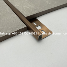 China 10mm Round Edge Open Type Ningbo Wanyi Plastic Factory Direct For Protecting Tile Edge Marble Color Tile Trim supplier