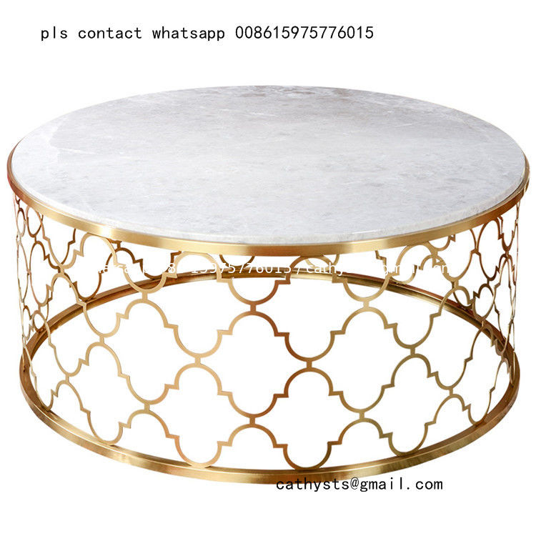 Stainless Steel Dining Table Base Leg Hairline Gold Coffee Table Base For Hospitality Projects
