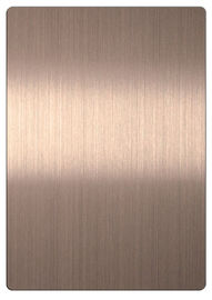 304 430 No4  bronze colored stainless steel sheet 1219*2438mm with PVC coating supplier