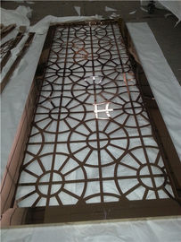 Brushed stainless steel screen surface anti-fingerprints processed bronze plating Screen supplier