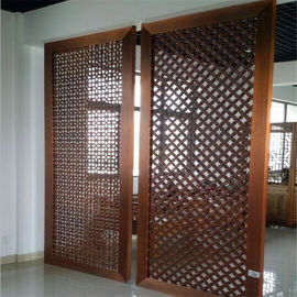 304 Green bronze stainless steel screen custom processing factory color room divider supplier