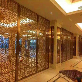 Mirror Color Laser Cut Stainless Steel Sheet for Screen interior wall decorative panel supplier