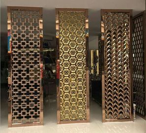 Mirror Color Laser Cut Stainless Steel Sheet for Screen interior wall decorative panel supplier