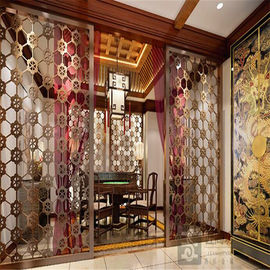 Mirror Color Laser Cut Stainless Steel Sheet for Screen interior wall decorative panel supplier