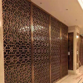 construction building stainless steel dubai room divider screen metal work project supplier