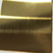 Foshan 304 stainless steel copper color bright brushed finish sheet price 0.8mm 1.0mm 1.2mm thickness supplier