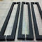 304 316 Stainless steel frame glass door tube double handle black titanium color supplier