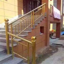 interior decorative color stainless steel tube for railings with gold color custom metal buildings color tubes supplier