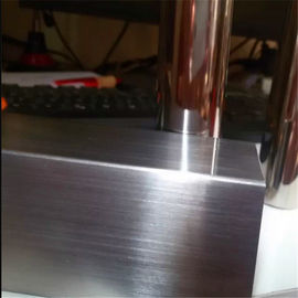 aisi stainless steel tube decorative tubing no.4 brushed finish for railing and handrail pipe supplier