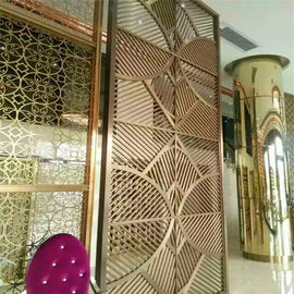 home furniture stainless steel metal screen partition wall for interior decorative supplier