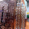 room divider Singapore stainless steel screen designed wall panel rose gold color mat finish supplier