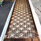 room divider Singapore stainless steel screen designed wall panel rose gold color mat finish supplier
