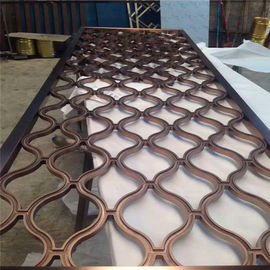 building decoration material Laser cut aluminum Screen  Wall Art Panel with high quality supplier