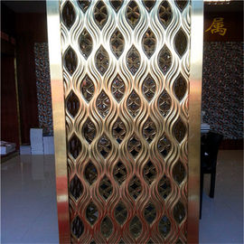 aluminium perforated carved decorative metal panel for fence, screen, wall,room divider,facade supplier