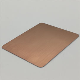 hot sale stainless steel bronze color finish mirror or brushed 304 316 grade 1219x2438mm standard size supplier